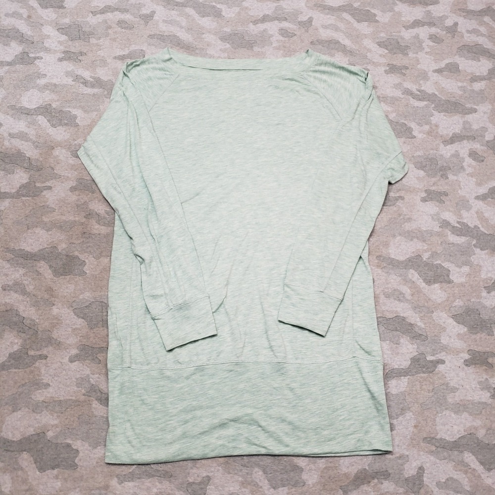 Nike Sweatshirt Womens Medium Green Pullover Dri-Fit Long Sleeve